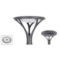 Lampadaire LED extérieur, éclairage de jardin, 60W AC85-265V 130LM/W, lumière élégante moderne, 6000K, PC aluminium IP65, 510X510X500MM