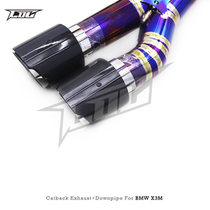 Sistema de Escape Personalizado de Titanio Catback con Tubo de Flujo Libre para BMW X3M/X4M F97/F98 3.0T 2019-2023, Juego Completo de Sistema de Escape Tuning - Product Image 5