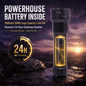 WOSEN UV Purple 395nm Dual Source strong <b>light</b> <b>LED</b> Flashlight <b>Rechargeable</b> 400m 24H IP54 Aluminum Inspection Torch - Product Image 6