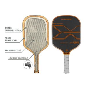 2024 caricata su misura superficie di carbonio 14mm 16mm nucleo di propulsione NFC CHIP accessibile Gen 3 Pickleball Paddle Paddle - Product Image 6