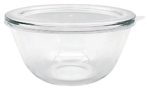 OEM-Hersteller Großhandel Hochborosilikatglas Küchen-Salatschüssel mit Deckel Runde Luftdichte Umweltfreundliche Aufbewahrungsbox - Product Image 5