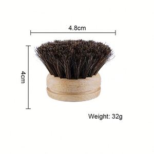 Brosse de nettoyage en fibre de coco personnalisée avec manche en bois - Durable et écologique pour la cuisine domestique - Product Image 3