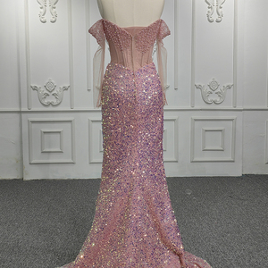 9900-1 Vestido de Fiesta de Lentejuelas de Moda 2022, Vestido de Sirena Sexy y Brillante para Graduación - Product Image 3