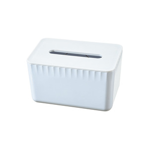 Tissue Box White Plastic Free Standing Multipurpose For Home Office Hotel Restaurant Use - Product Image 5