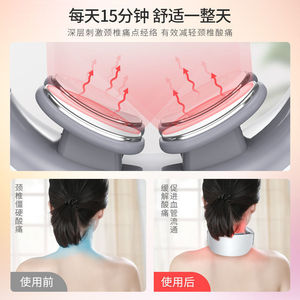 Masajeador de cuello H60, masaje de pulso inteligente recargable por USB para aliviar el cuello y los hombros, uso doméstico y comercial - Product Image 3