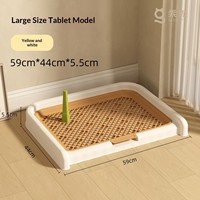 Toilette pour chien écologique lavable avec assemblage détachable Toilette intérieure en plastique pour chats et petits animaux Bon animal de compagnie
