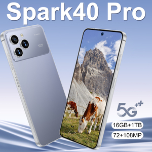 Spark 40 Pro 5G <span class=keywords><strong>Téléphone</strong></span> Android LTE 2025 Nouveau 16G+1TB Appareil Photo 78+108MP Version Globale Vente Chaude Usine - Product Image 2