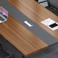 Table de conférence de bureau, simple, grande, rectangulaire, longue, pour la formation