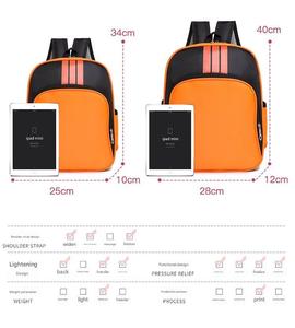 Mochila Escolar para Niños <span class=keywords><strong>de</strong></span> Gran Capacidad, Reforzada, con Tirantes Anchos Transpirables y Ultraligeros <span class=keywords><strong>de</strong></span> Oxford Resistente al Agua - Product Image 3