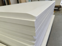 Panneau de fibres MDF sablé et thermolaqué, écologique, résistant à l'humidité, découpé sur mesure, pour meubles de chambre et de cuisine