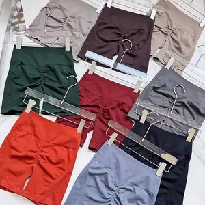 Shinbene eo cao Yoga đi xe đạp quần short đường viền liền mạch của phụ nữ thể thao quần short bụng kiểm soát chiến lợi phẩm phòng tập thể dục quần short - Product Image 2