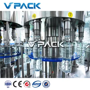 Automatic 3 in 1 water filling machine/Carbonated Beverage/Juice production/liquid bottle filler