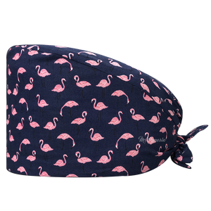 Gorras de médicos de hospital para niños, gorros de fregado con patrón de dibujos animados impresos, gorro de algodón para enfermería, gorro de enfermera de estilo combinado, vendedores - Product Image 2