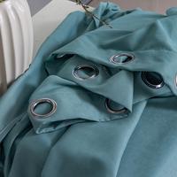 Vente en gros directe usine – Cantonnière en polyester écologique, couleur unie, tissée à la main, moderne, protection solaire et anti-UV, isolation phonique