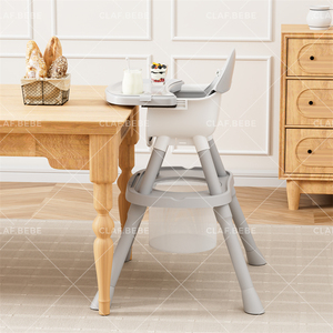 เก้าอี้สูงสำหรับทานอาหารเด็ก5ตำแหน่งปรับความสูงได้ - Product Image 6