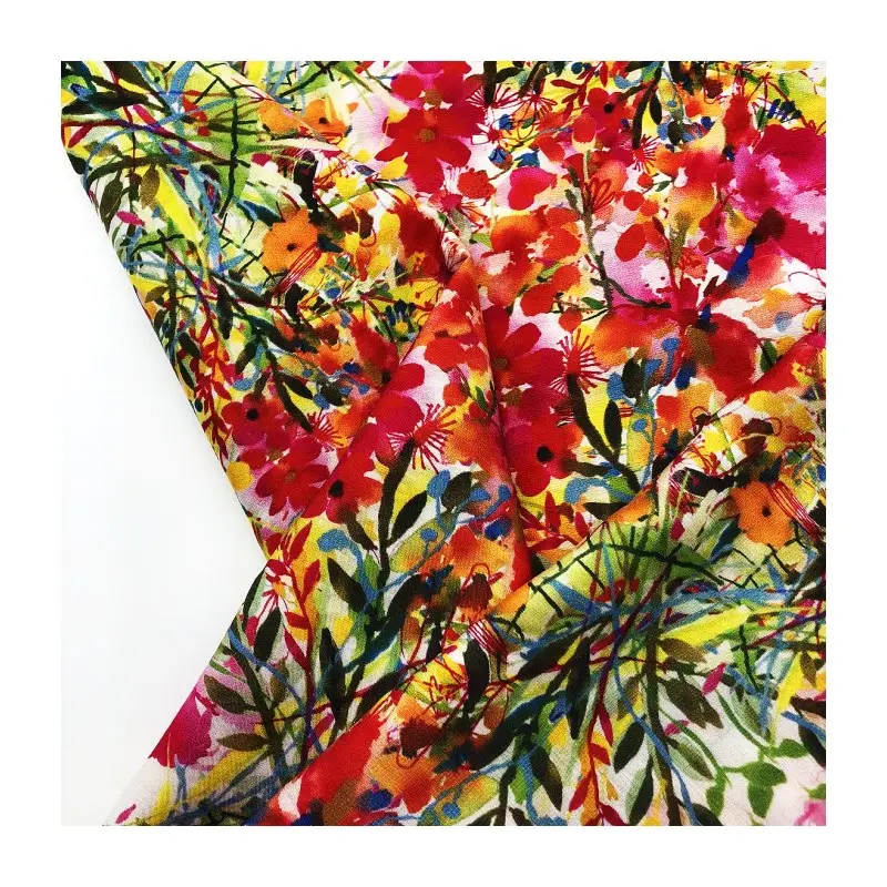 Customized Liberty Tana Lawn Cotton Digital Printed Poplin Dress Soft Woven Fabric For Dress