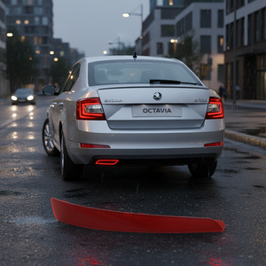 Reflector de parachoques trasero OE 5E5945105 para piezas de automóviles del lado izquierdo nueva condición se adapta a 2013-2017 Octavia - Product Image 3