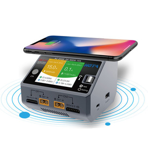 Cargador HOTA D6 Pro de Doble Entrada AC100-240V/DC6.5-30V 200W DC650W 15A para Baterías LiPo/LiFe/LiHv, USB Inalámbrico 5V/2.1A para Baterías NiZn/NiCd/NiMH - Product Image 2