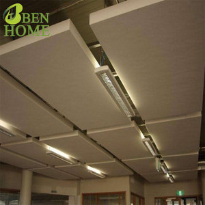 Plaques de <span class=keywords><strong>plafond</strong></span> en fibre de verre pour l'absorption acoustique et l'<span class=keywords><strong>isolation</strong></span> thermique dans les bureaux, les écoles et les intérieurs commerciaux - Product Image 1