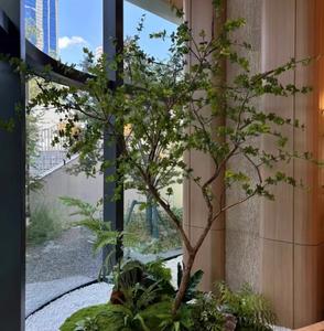 모조 안드로메다 펜둘리플로라 바닥에 세우는 녹색 식물 풍경 대형 인조 나무 및 인조 식물 - Product Image 4