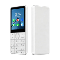 Téléphone sans caméra avec Android 13 4G, écran tactile IPS de 2,8 pouces, 3 Go de RAM, 32 Go de stockage, batterie de 2100 mAh, clavier physique, smartphone pour le travail