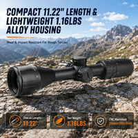 Lunette de visée TYPHON 2-10x40 AO SFP, verre ED, remplie d'azote, en alliage d'aluminium, résistante à l'eau et aux chocs, tube de 25,4 mm, pour la chasse