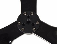 T-MOTOR G26 * 8.5 serat karbon tiga-pisau baling-baling CF Split Molded Multirotor drone Aksesori