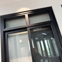 Ventanas Corredizas Modernas de Aluminio y PVC con Doble Vidrio Aislante, Resistentes a Huracanes, con Tinte Personalizado, Insonorizadas, Certificación ISO9001, 5 Años de Garantía