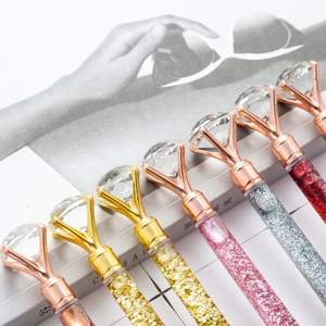 Bolígrafo Metálico Promocional Personalizado con Cristal Flotante y Diamantes, para Regalo de Chica, con Logotipo - Product Image 2