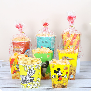 Contenitore per Popcorn Personalizzabile con Logo, Secchiello Quadrato Facile da Usare per Feste e Serate Cinema - Product Image 6