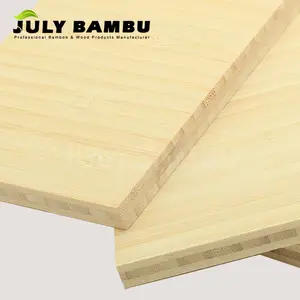 Bambu kontrplak 3 katlı doğal yan preslenmiş 4ft x 8ft x 9mm bambu ahşap tezgahı için