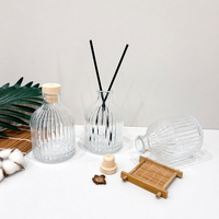 Bouteille diffuseur de luxe en verre pour bâtonnets parfumés, 50 ml, Royaume-Uni