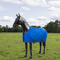 Direct usine, Couverture d'écurie 420D pour chevaux avec sangles de fixation West-Coast et 3 anneaux en D, sur mesure en gros, pour toutes les saisons