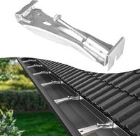 Supports de drainage de toit antirouille, supports de gouttière en aluminium personnalisés de 5 pouces pour les systèmes de gouttières