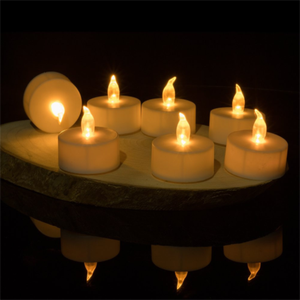 Candela LED Rotonda/Candela Elettrica a Bastoncino/Candele a Colonna con Batteria - Product Image 2