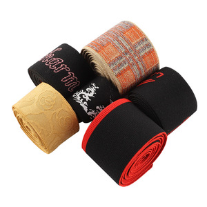 Cinta Elástica de Nailon Jacquard con Patrón de Alfabeto, Cinta para Prendas, Accesorios de Ropa - Product Image 1
