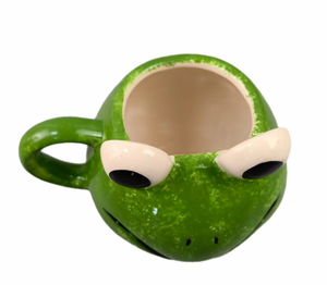 Taza de Cerámica Redonda de Lujo con Diseñ<span class=keywords><strong>o</strong></span> de Rana, Ecológica, Esmaltada, Haoxuan, 400-500 ml, para Leche y Desayuno - Product Image 6