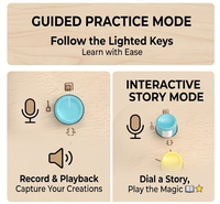 Guitare électrique en bois naturel pour enfants, instrument de musique de simulation, jouet rechargeable avec batterie, cadeau, planche d'activités avec lumière et son