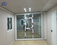 Maison conteneur extensible économique pour location de motel, hébergement hôtelier moderne pour unités d'accueil portables