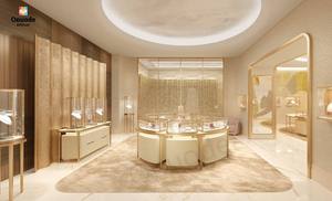 Jewelry Store <b>Display</b> Furniture with Showcases, <b>Wall</b> <b>Cabinets</b> and Counters for Retail Interior Design and Luxury Shop Projects - Product Image 5