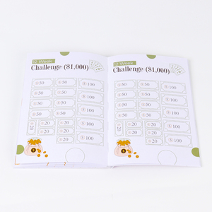 Cá nhân hoá tùy chỉnh xoắn ốc ràng buộc A5 tiền tiết kiệm thách thức cuốn sách tiền tiết kiệm máy tính xách tay Ngân Sách cuốn sách - Product Image 3