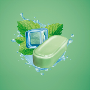 Caramelos duros de hielo italiano sin gluten OGM de alta calidad, azúcares transparentes con sabor a menta Incap en embalaje de bolsa - Product Image 3