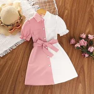 Children Clothes 2023 New Design Baby Kids Dresses For Girls Sweet