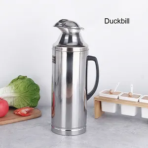 Yolecen Bouteille Thermos Isotherme Moderne en Acier Inoxydable, Bec de Canard Non Magnétique, pour Cadeaux de Fête - Product Image 4