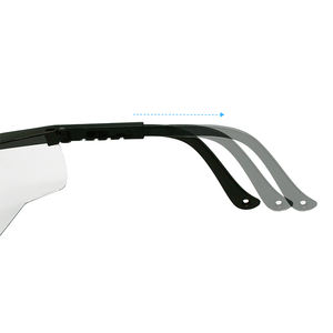 نظارات أمان طبية احترافية متوافقة مع معيار <span class=keywords><strong>ANSI</strong></span> <span class=keywords><strong>Z87.1</strong></span>، مضادة للخدش، نظارات واقية صناعية، أذرع قابلة للتعديل، إطار بلاستيكي PC مع نظارة داخلية - Product Image 2