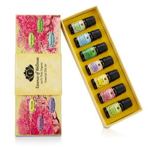 Best Quality Therapeutic Grade 6/4 Bottle Essential <b>Oil</b> Gift <b>Set</b> From India - Product Image 1