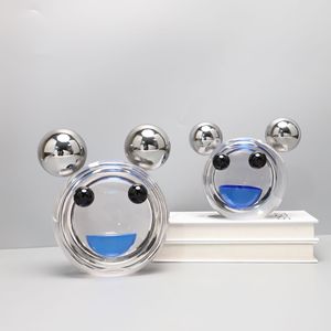 Artigianato fatto a mano semplice carino faccina con Design artistico decorazione per la <span class=keywords><strong>casa</strong></span> ornamento da tavolo in cristallo per arredamento <span class=keywords><strong>casa</strong></span> - Product Image 5