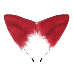 New Style Halloween party decoration beast ear accessories wolf Fox Ear Hoop