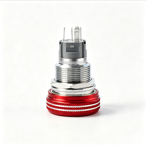 IP65 Metal Latching Emergency Stop Push Button For Heat Pump Control Panel <b>Station</b> - Product Image 3