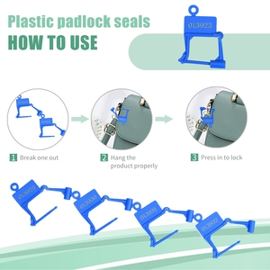 Z TOWER Plastic Security Padlock Seals <strong>Electric</strong> <strong>Meter</strong> Seals Numbered Security <strong>Tags</strong> - Product Image 5